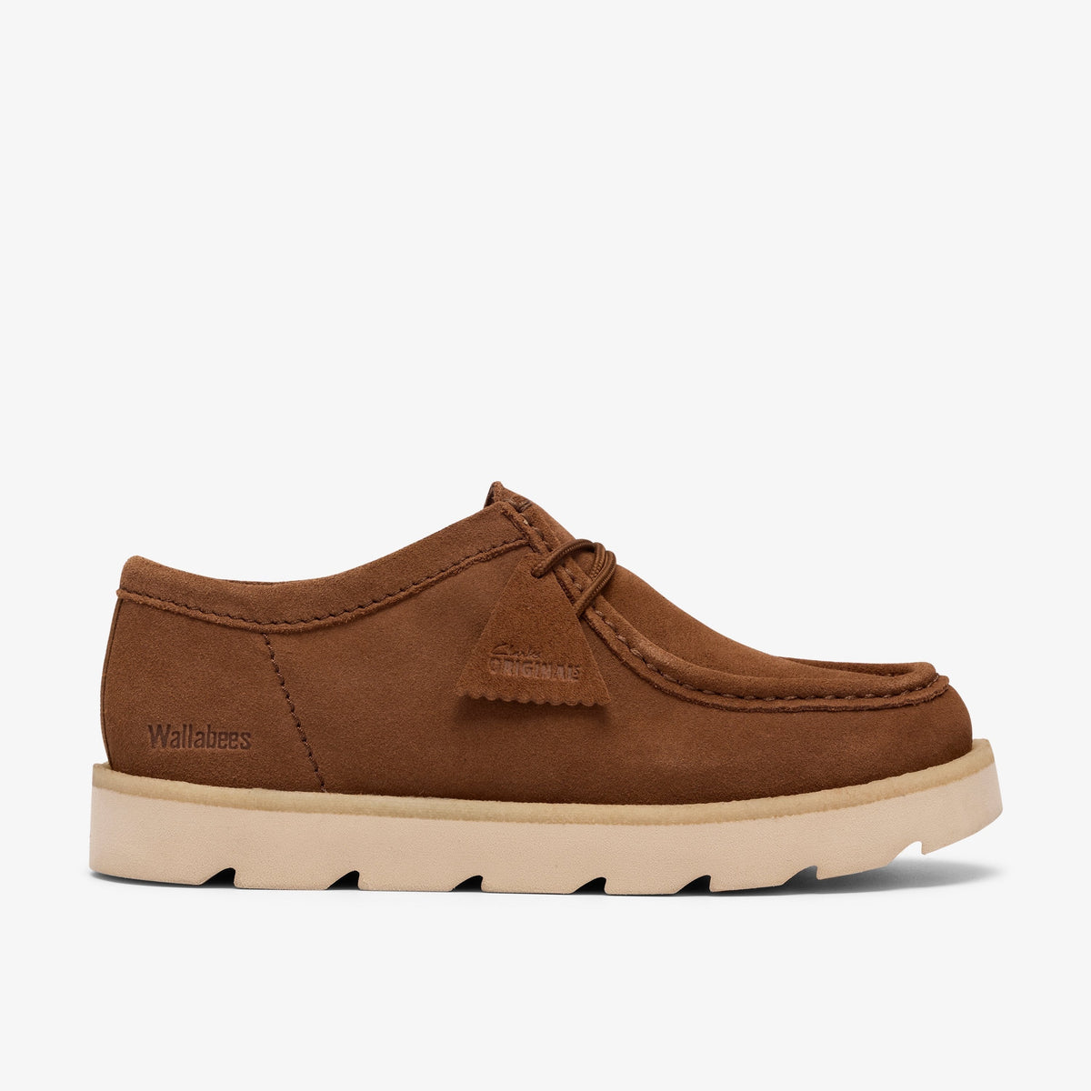 Clarks Mens Meare Walla - Cola Suede