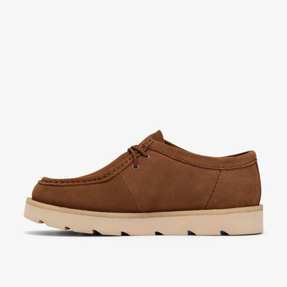 Clarks Mens Meare Walla - Cola Suede