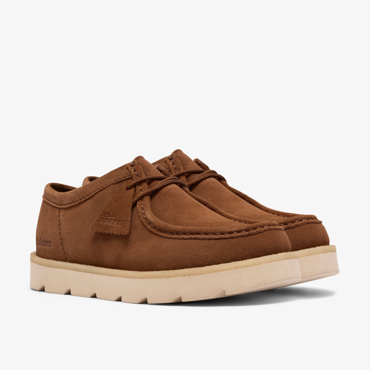 Clarks Mens Meare Walla - Cola Suede