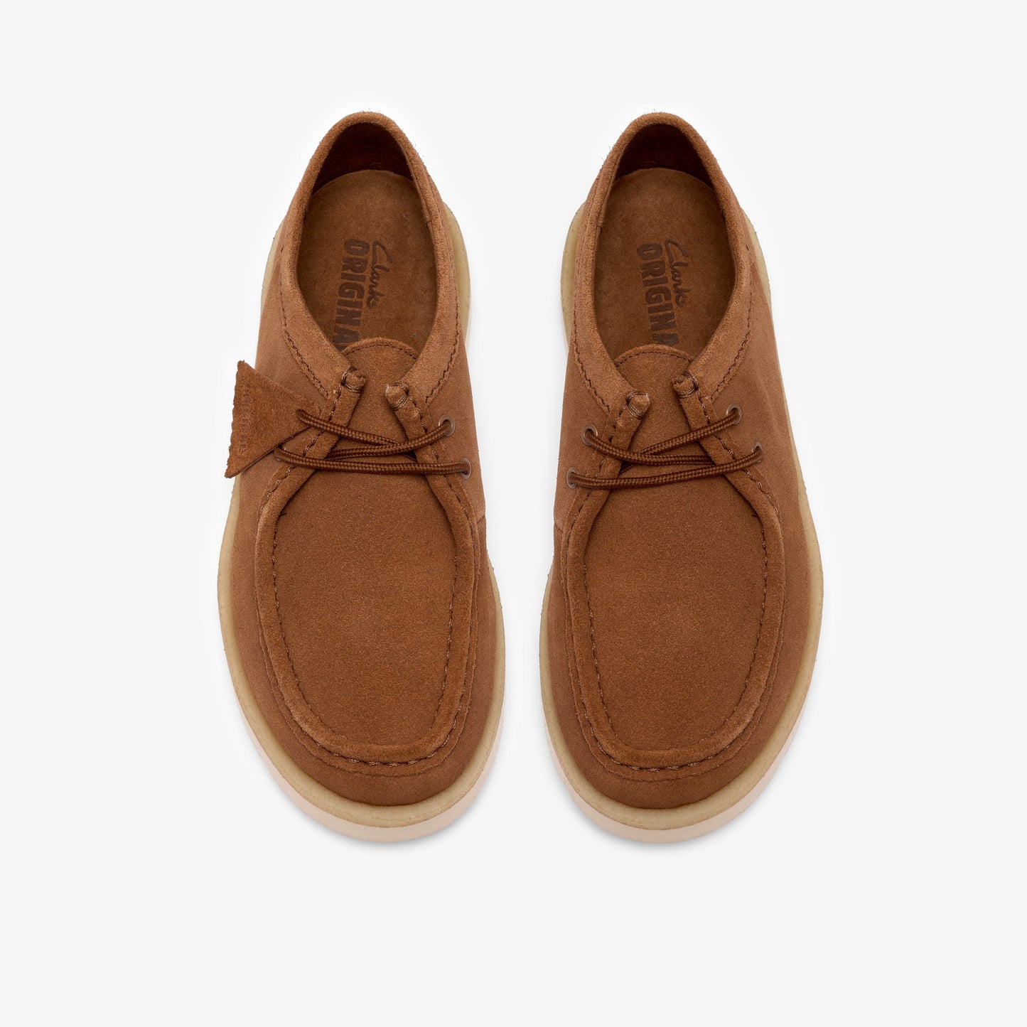 Clarks Mens Meare Walla - Cola Suede
