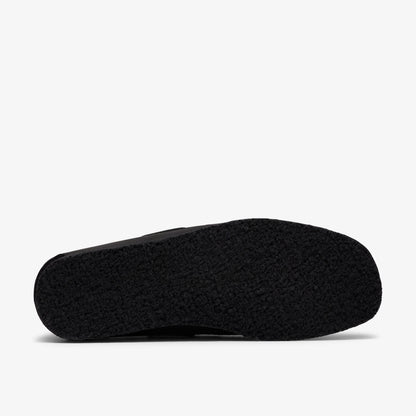 Clarks Mens Godney Boat - Black Leather