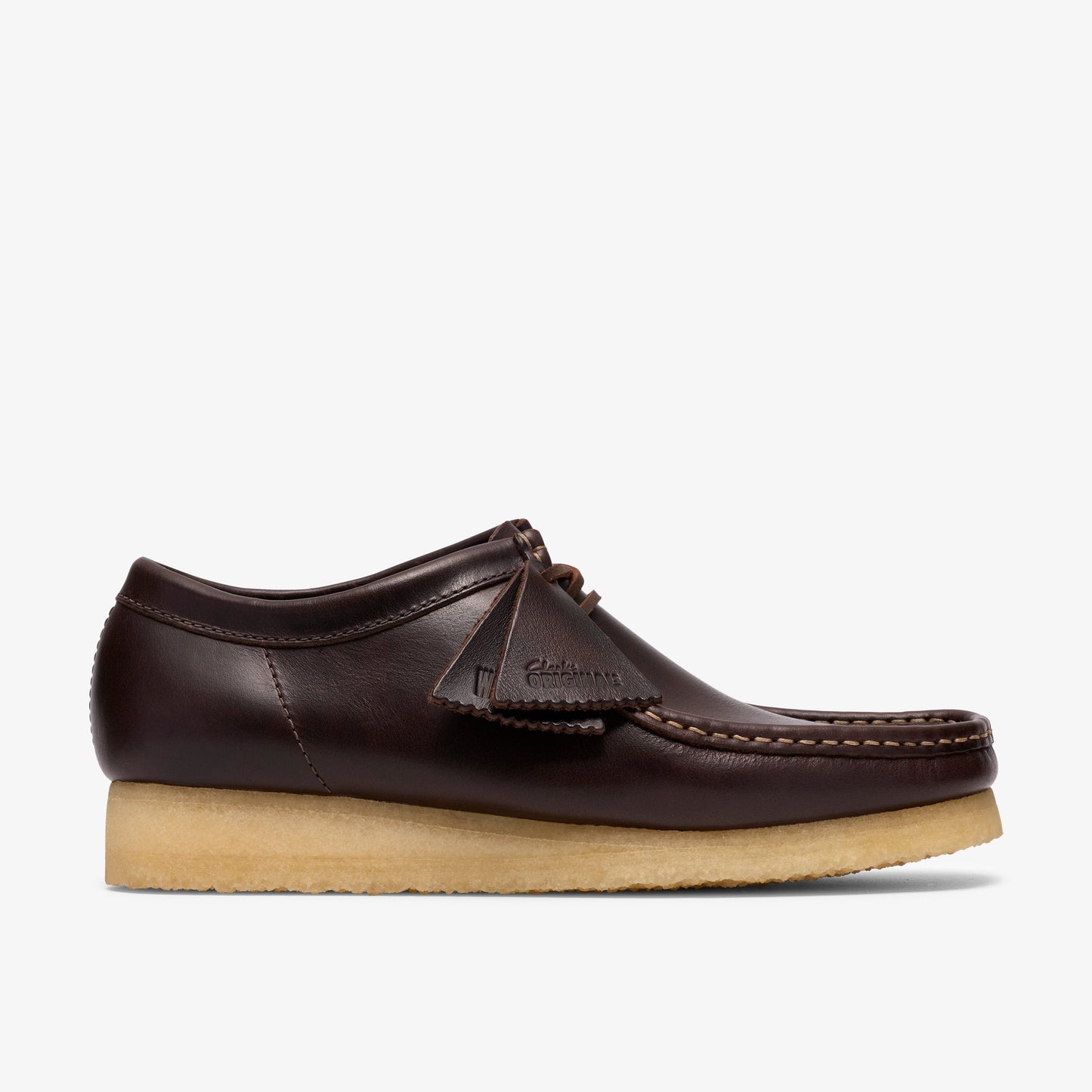 Clarks Mens Wallabee - Dark Brown Leather