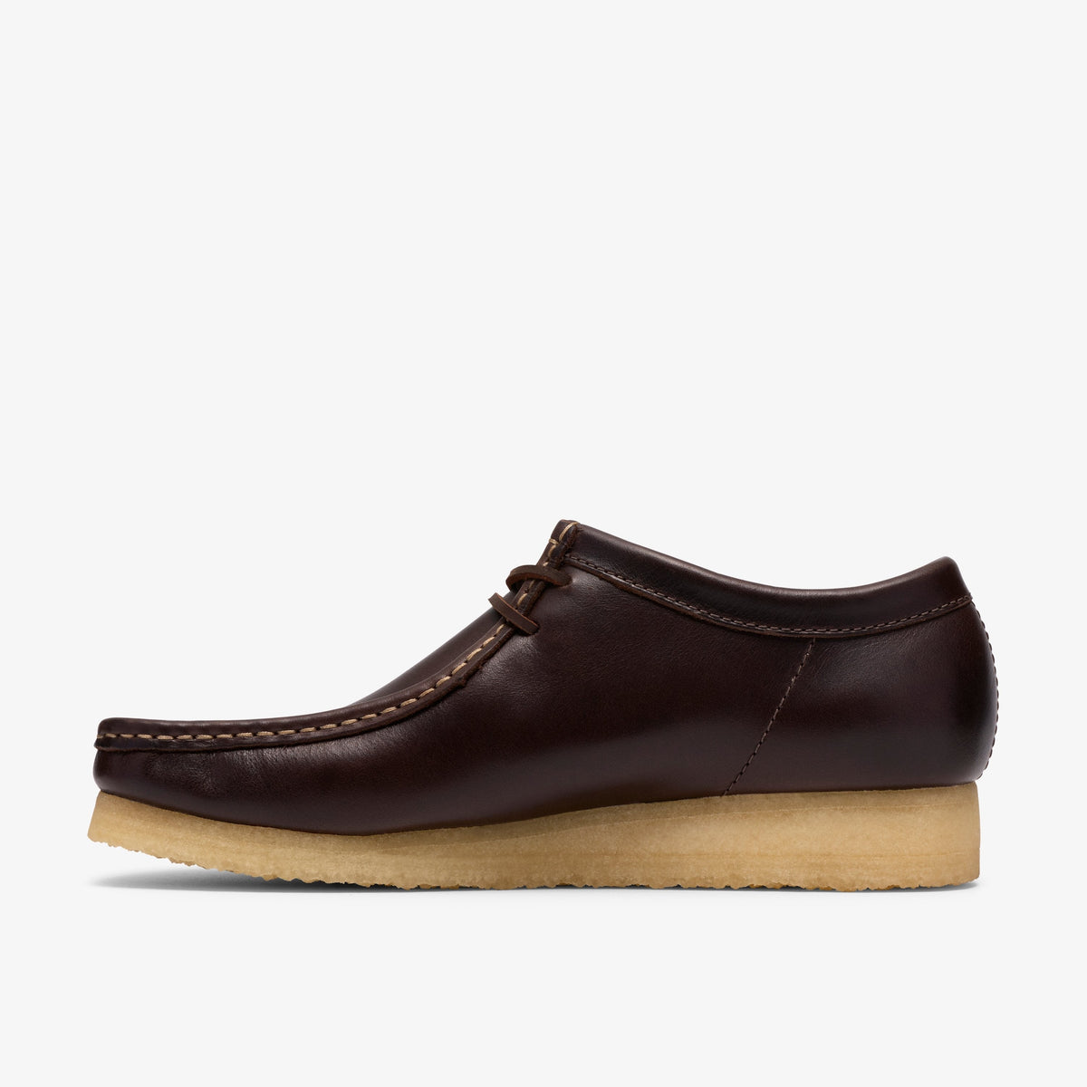 Clarks Mens Wallabee - Dark Brown Leather