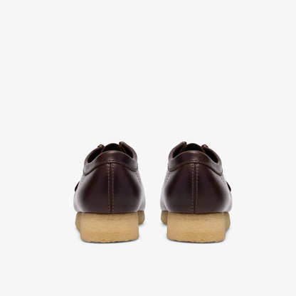 Clarks Mens Wallabee - Dark Brown Leather