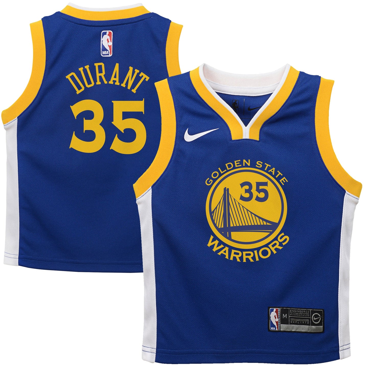 Nike Preschool NBA Gs Warriors Away Swingman Jersey Jerseys