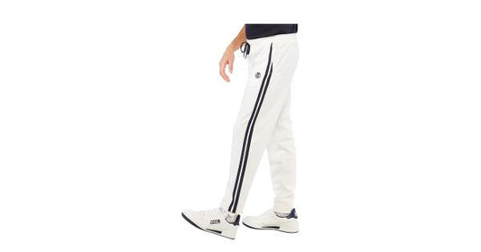 Sergio Tacchini Young Line Men's Track Pants — White/Navy