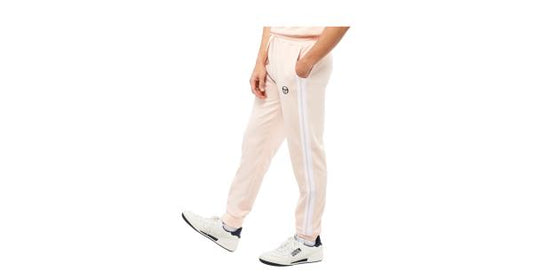 Sergio Tacchini Damarindo Archivio Men's Track Pants — Black/White Twill