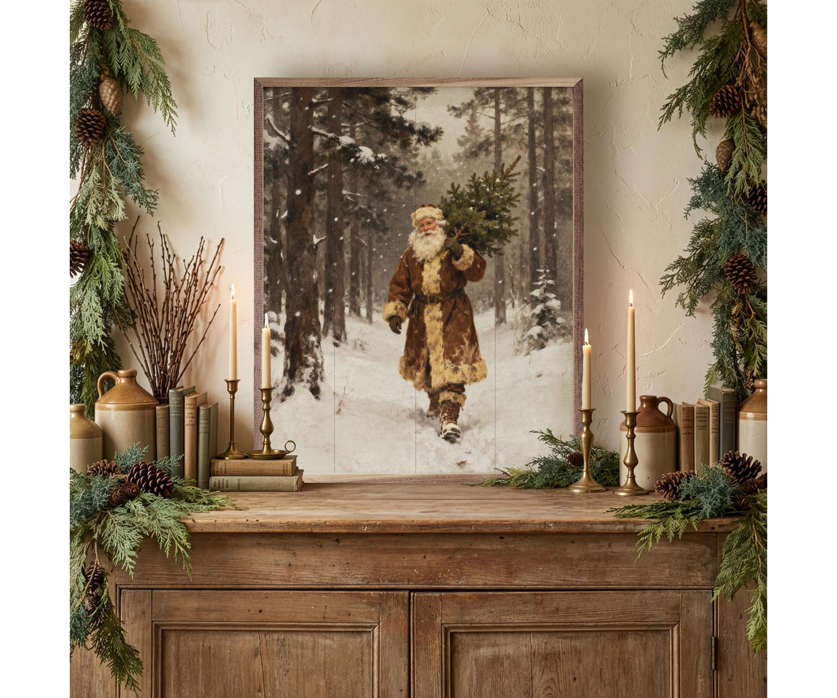 Kendrick Home Santa And The Christmas Tree