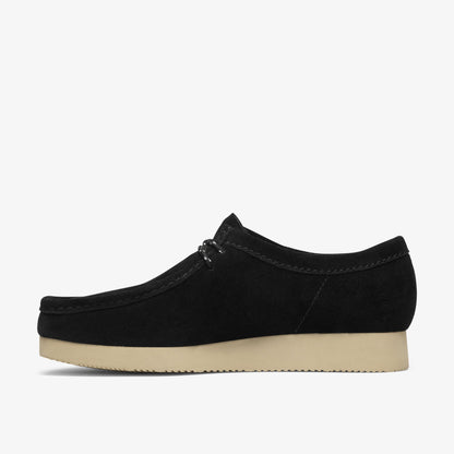 Clarks Mens Wallabee Lite - Black Suede