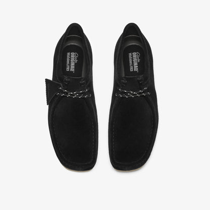 Clarks Mens Wallabee Lite - Black Suede