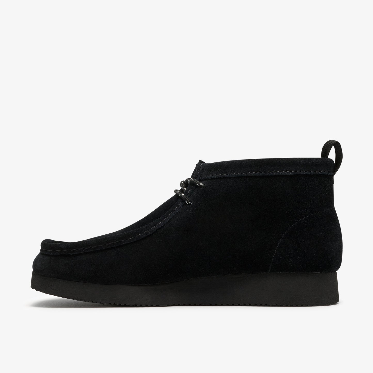 Clarks Mens Walla Boot Lite - Black/Blk Suede