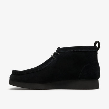 Clarks Mens Walla Boot Lite - Black/Blk Suede