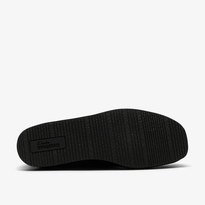 Clarks Mens Walla Boot Lite - Black/Blk Suede