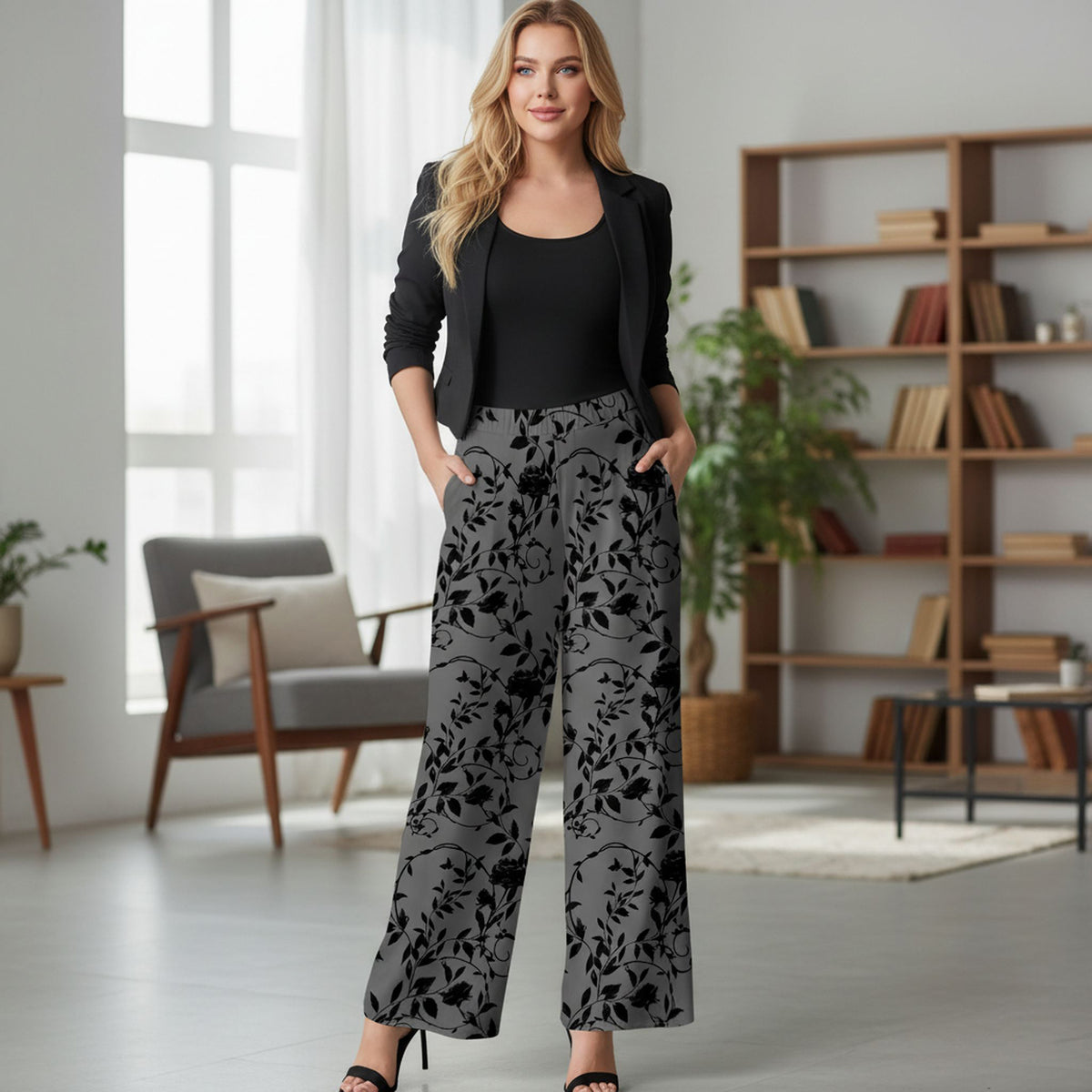 Grey and Black-