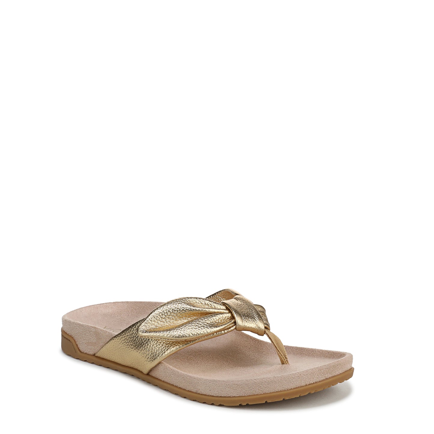 Gold Metallic Leather-