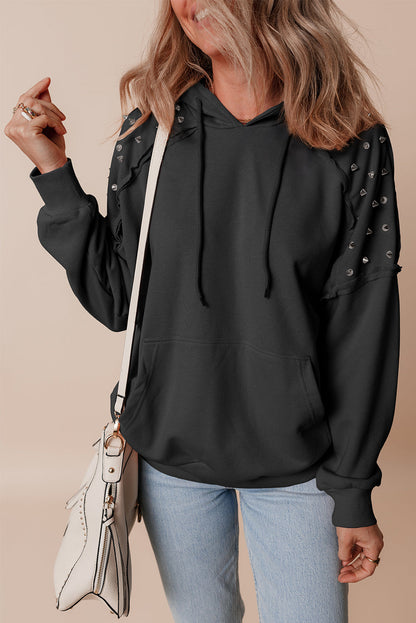 Threaded Pear Sofia Stud Raglan Sleeve Hoodie