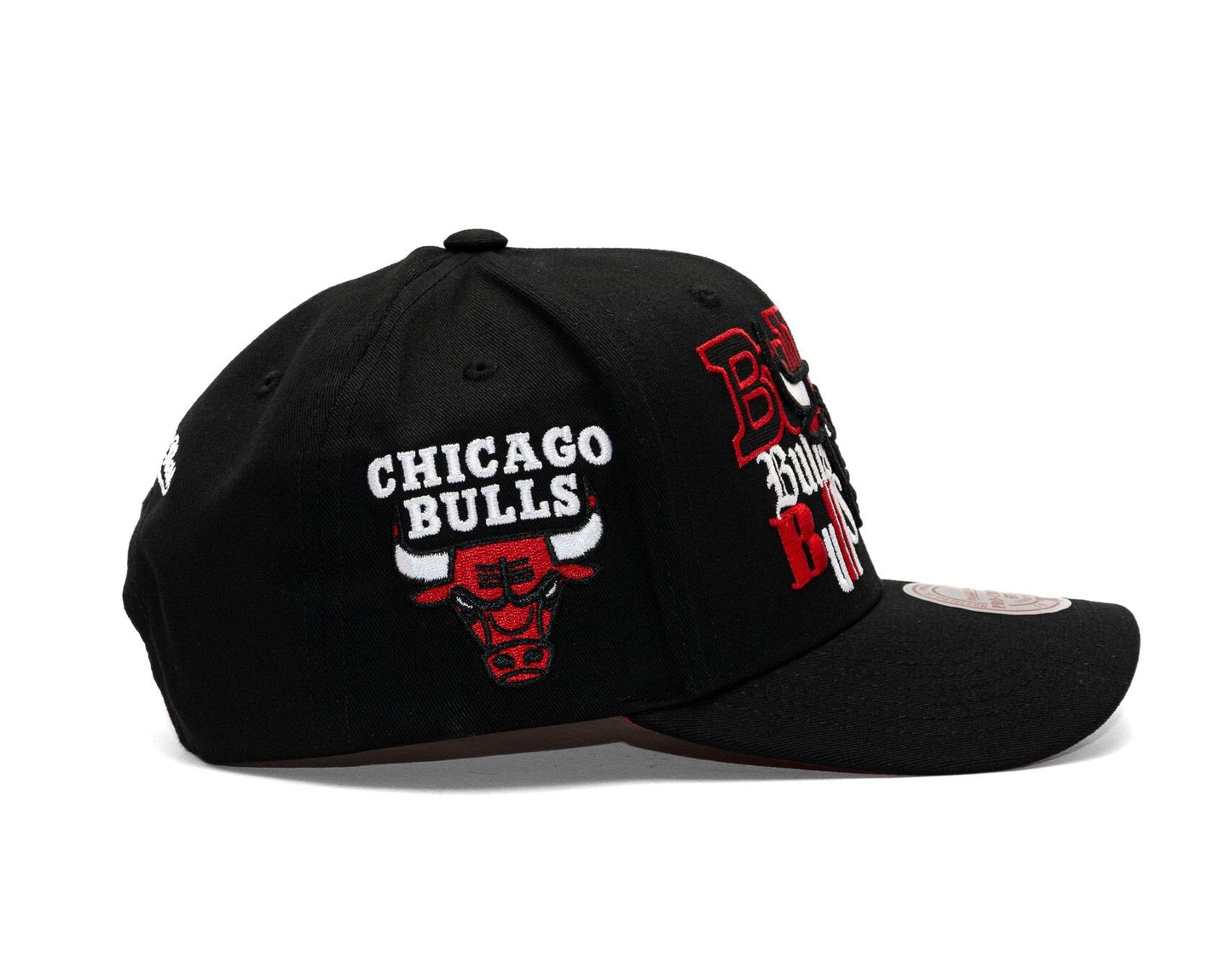 Men's Mitchell & Ness NBA All Out Collage Pro Snapback Bulls