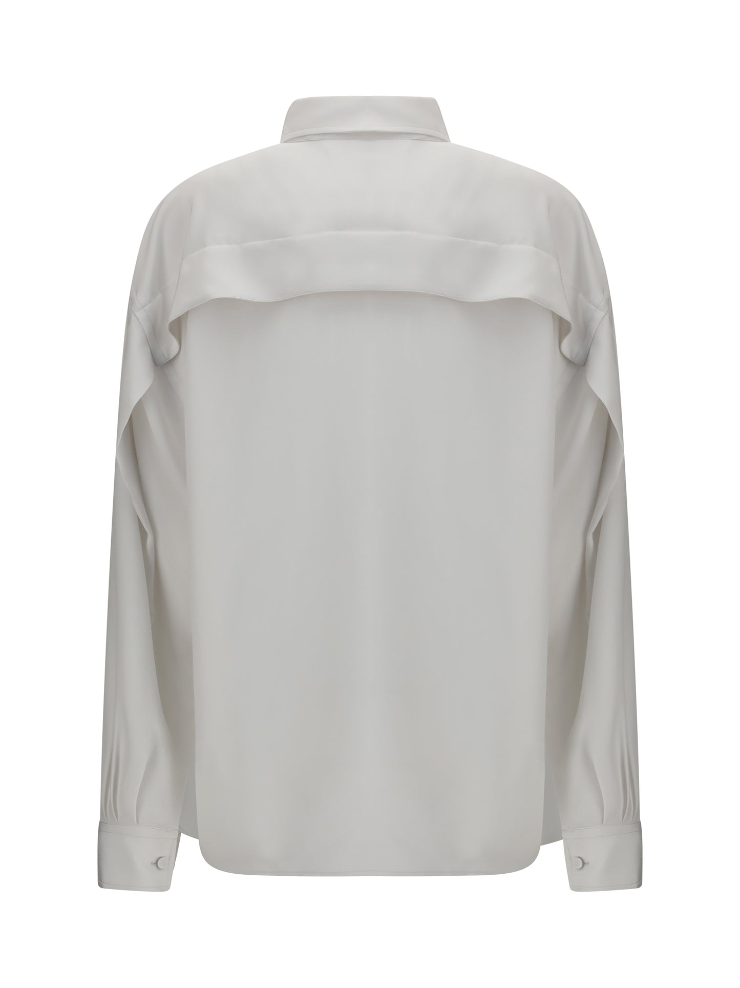 Long-Sleeve Shirt Amari Cloud White
