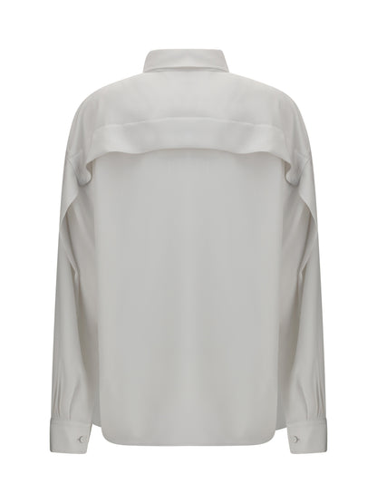 Long-Sleeve Shirt Amari Cloud White