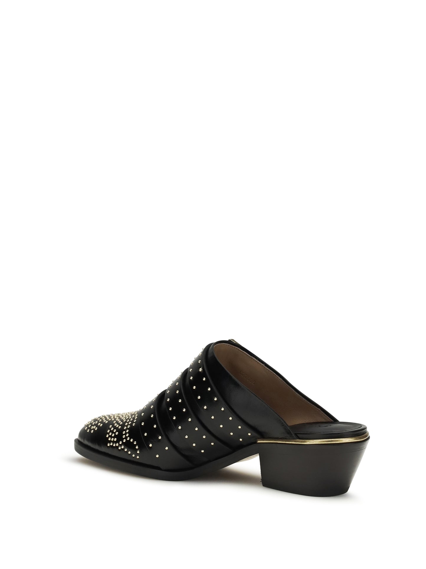 Leather Mules Susan Black