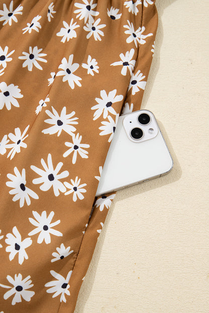 Threaded Pear Miley Print Puff Sleeve PLUS Dress