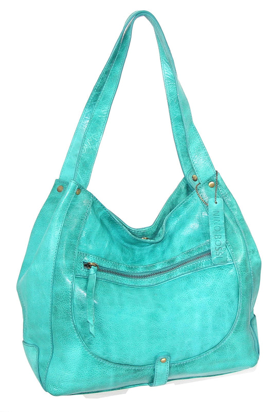 Braylee Satchel in Turquoise