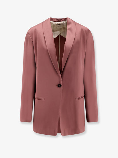 Blazer Satin Pink