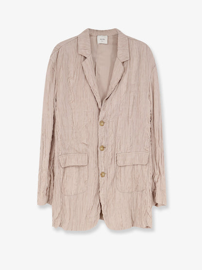 Blazer in Wrinkled Viscose