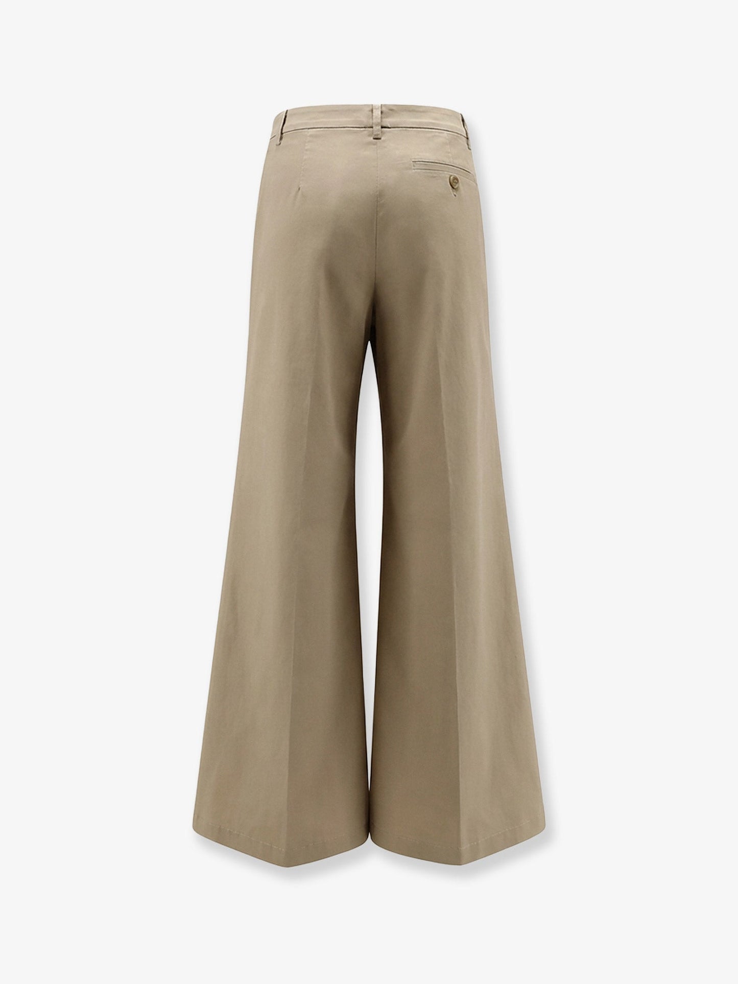 Trousers Stretch Cotton Beige