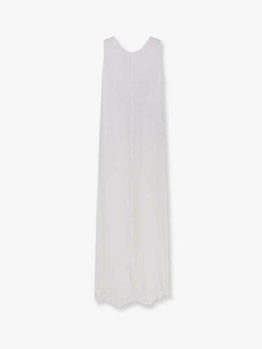 Linen Dress Vissuto White