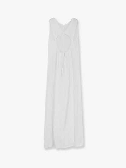 Linen Dress Vissuto White