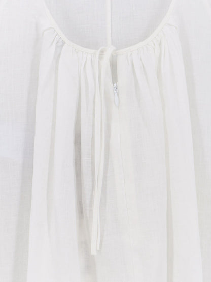 Linen Dress Vissuto White