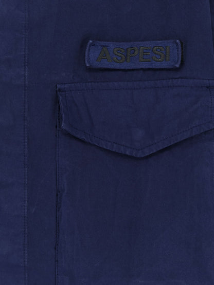 Shirt 'Lived' Fabric Blue