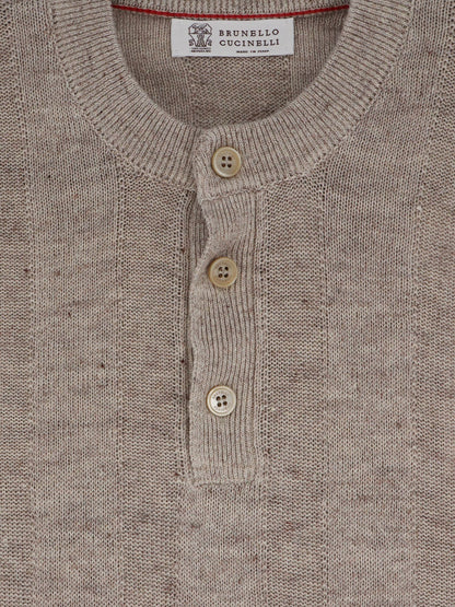Sweater Linen-Cotton Beige