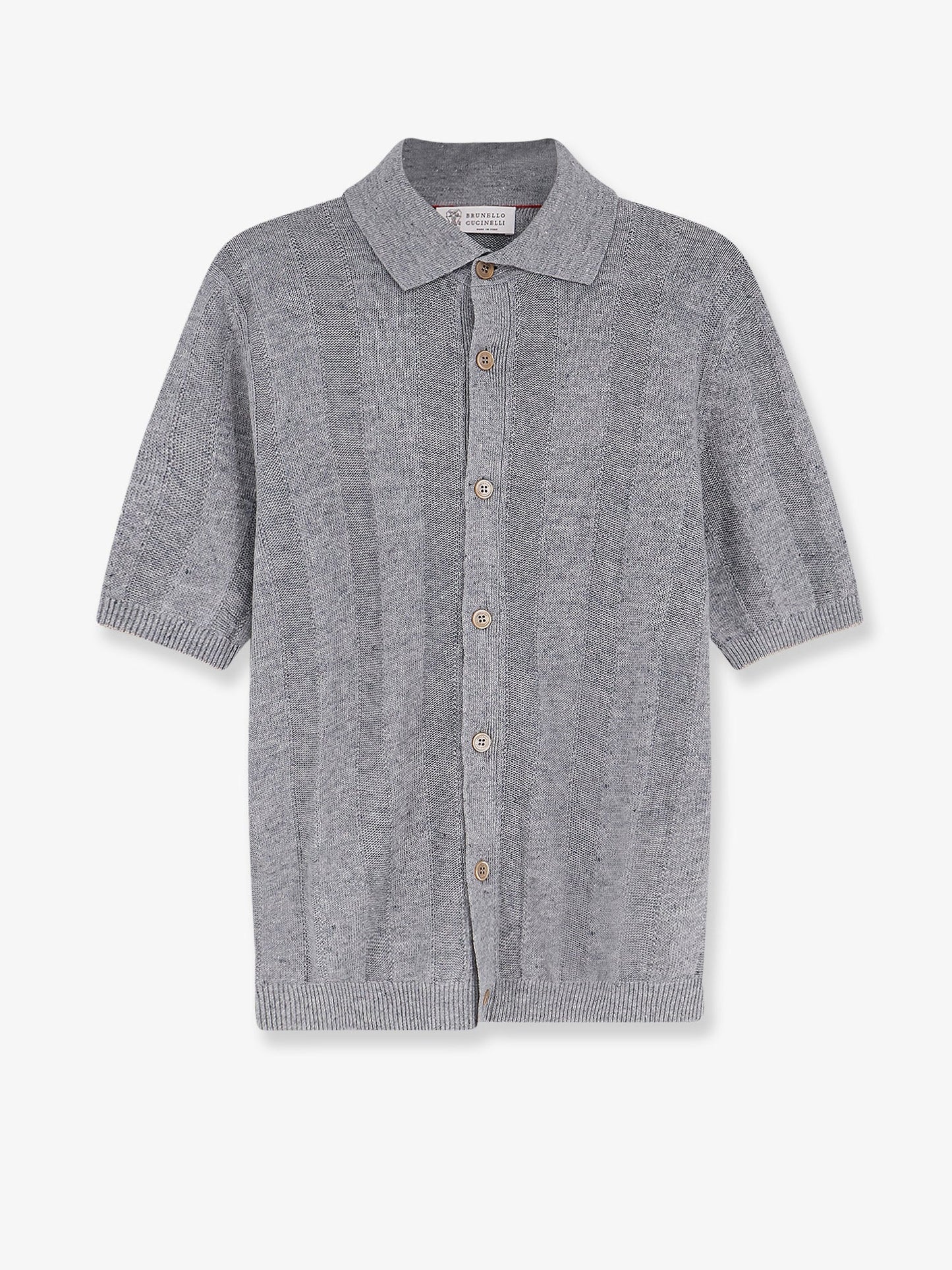 Cardigan Linen-Cotton Grey