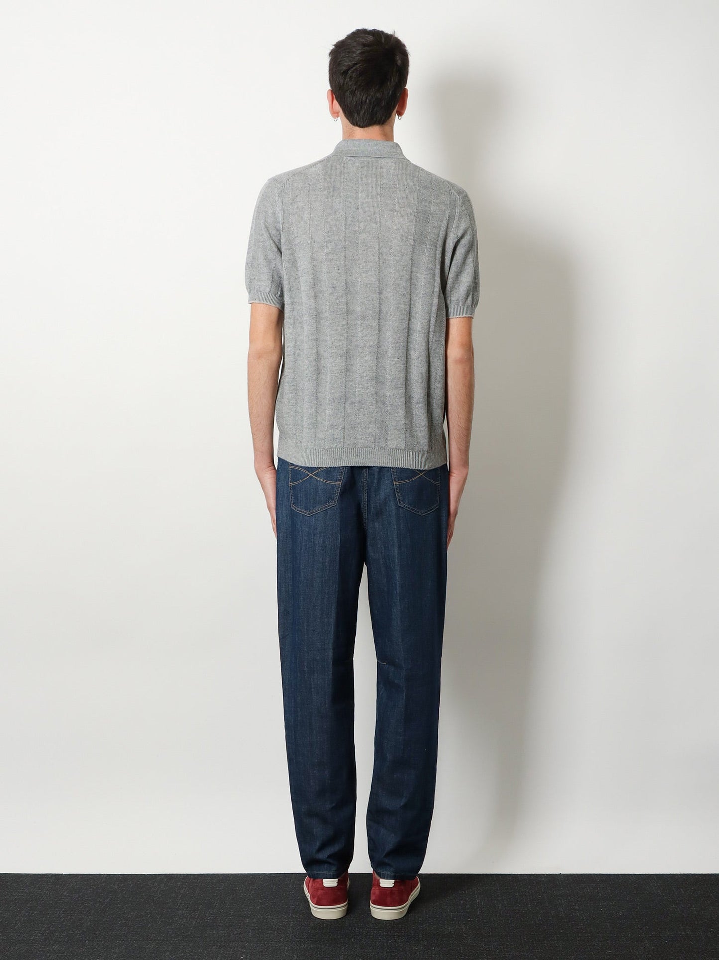 Cardigan Linen-Cotton Grey