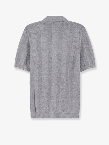 Cardigan Linen-Cotton Grey