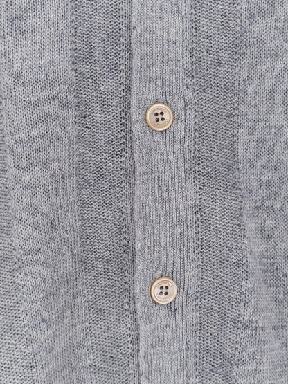 Cardigan Linen-Cotton Grey