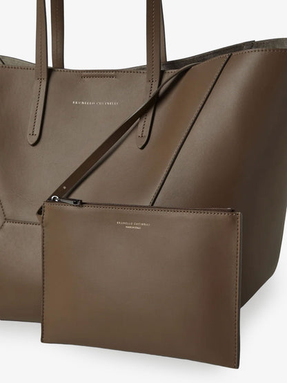 BC Duo Hammered Leather Handbag