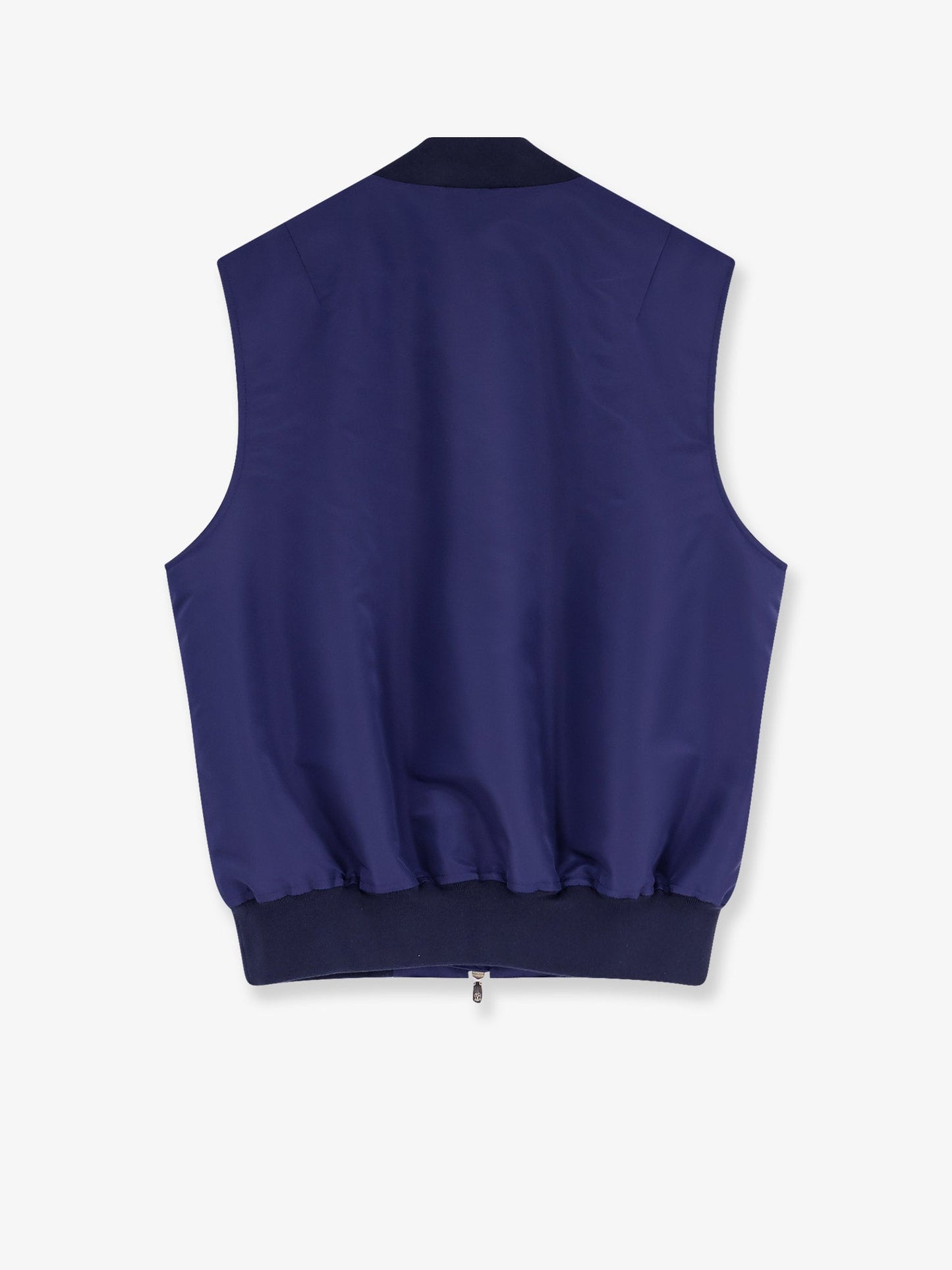 Sleeveless Nylon Jacket - Water-Repellent Blue