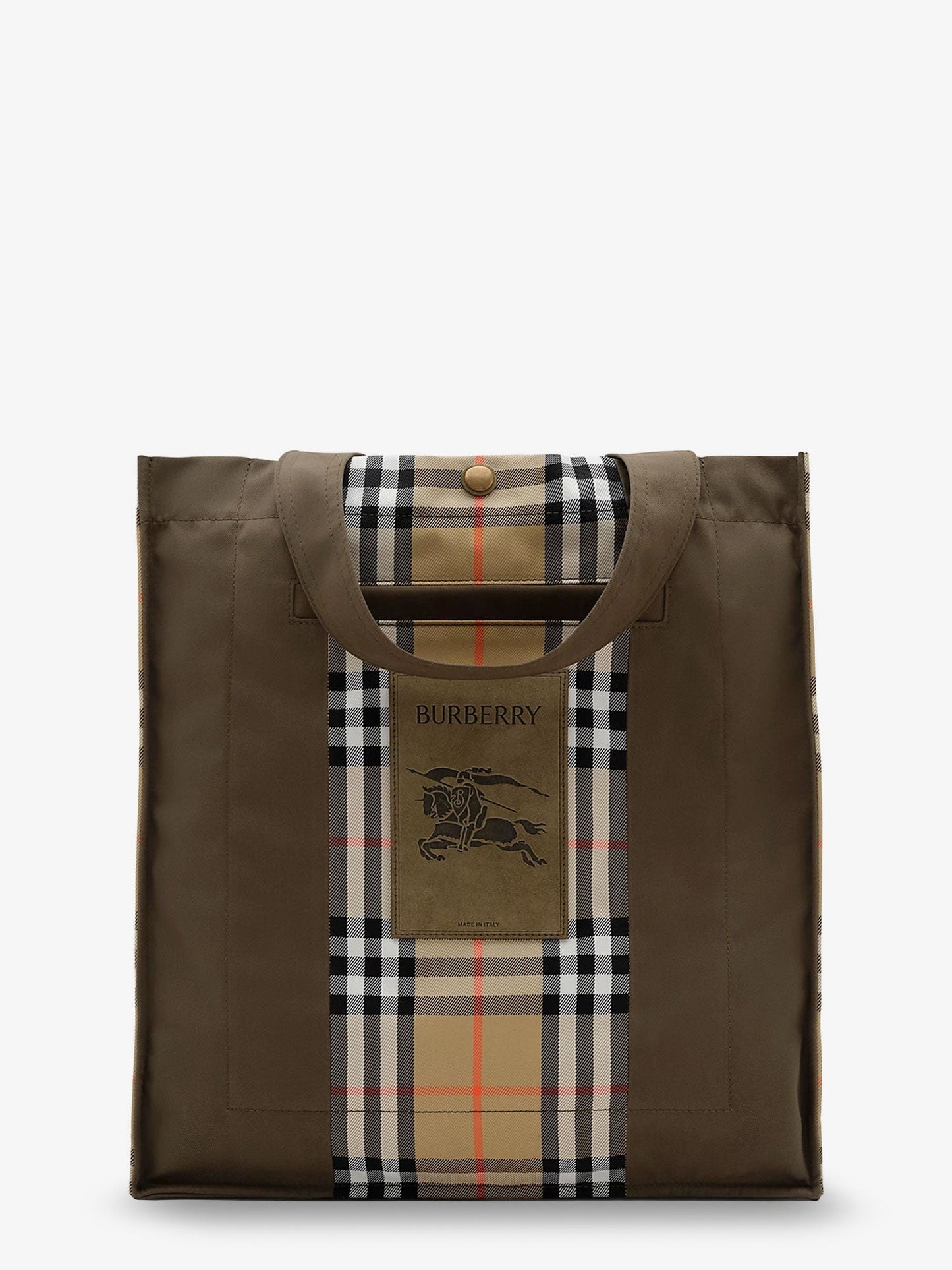 Tote Bag Trench Check Brown