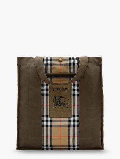 Tote Bag Trench Check Brown