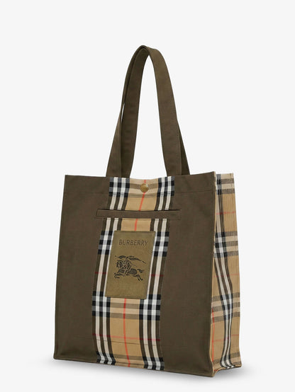 Tote Bag Trench Check Brown