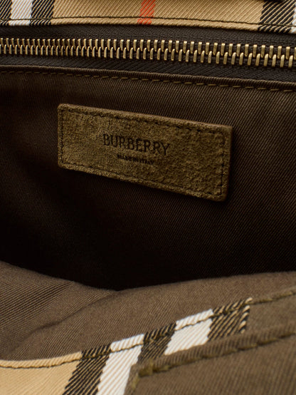 Tote Bag Trench Check Brown