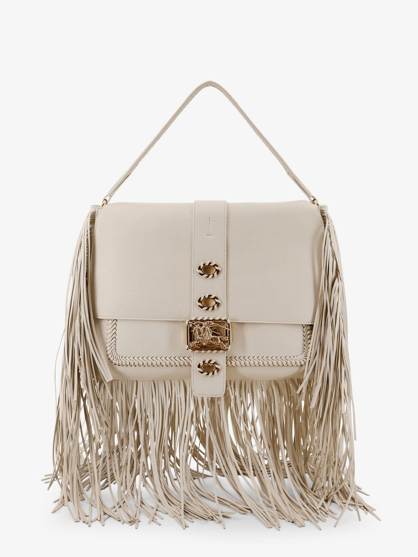 Handbag Rider Leather Beige