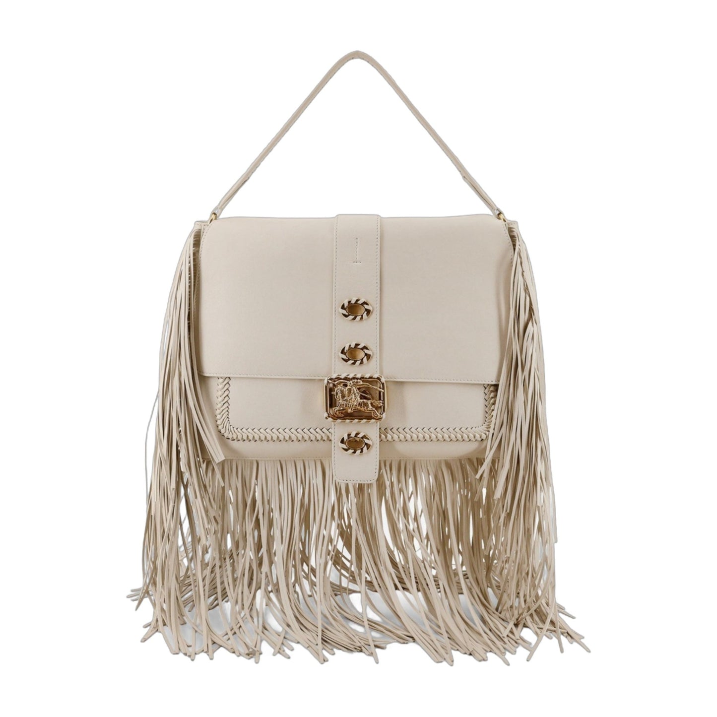 Handbag Rider Leather Beige
