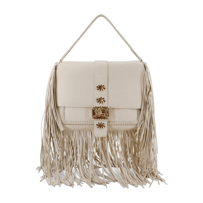 Handbag Rider Leather Beige