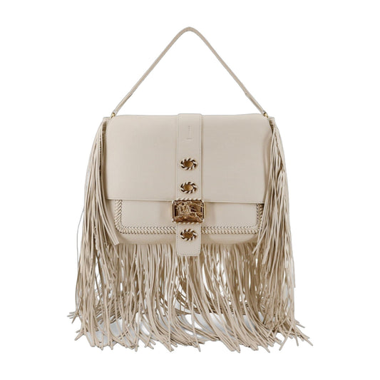 Handbag Rider Leather Beige
