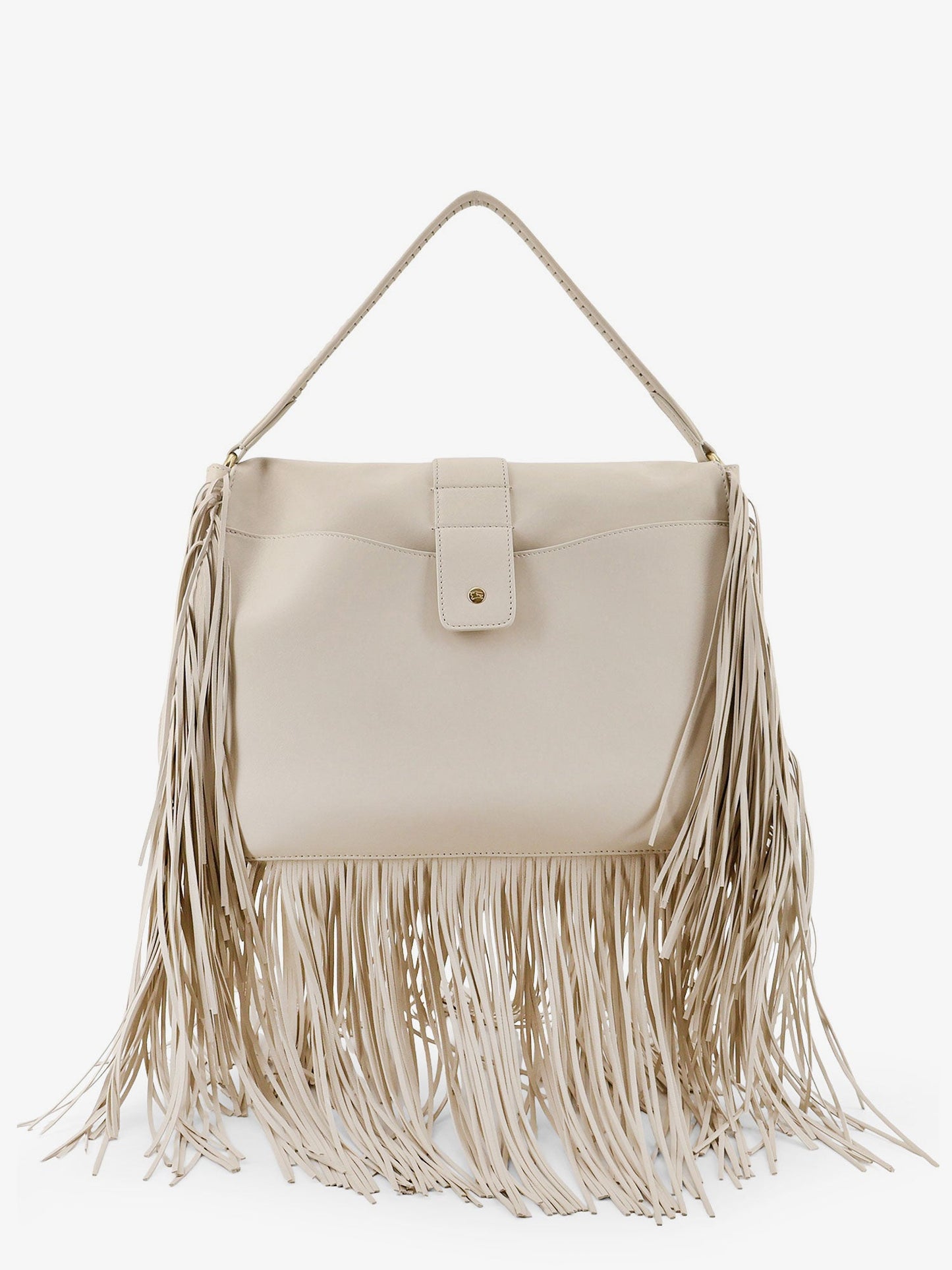 Handbag Rider Leather Beige