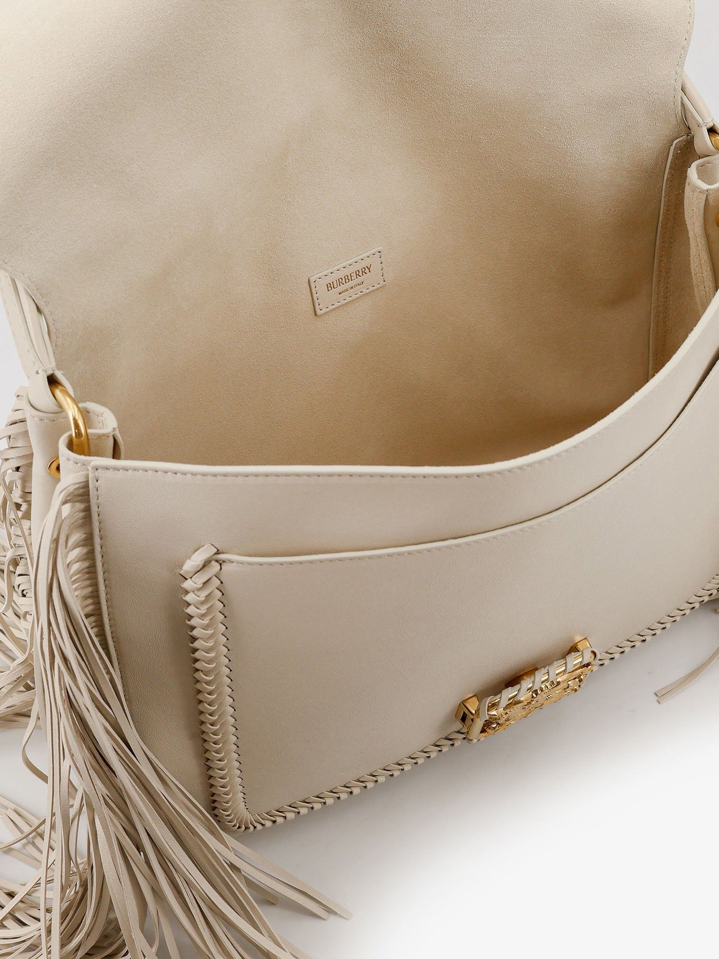 Handbag Rider Leather Beige